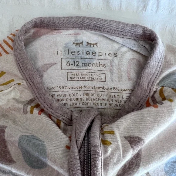 Little Sleepies Desert Sunrise Zippy Pajama Size 6-12M GUC - Picture 4 of 6